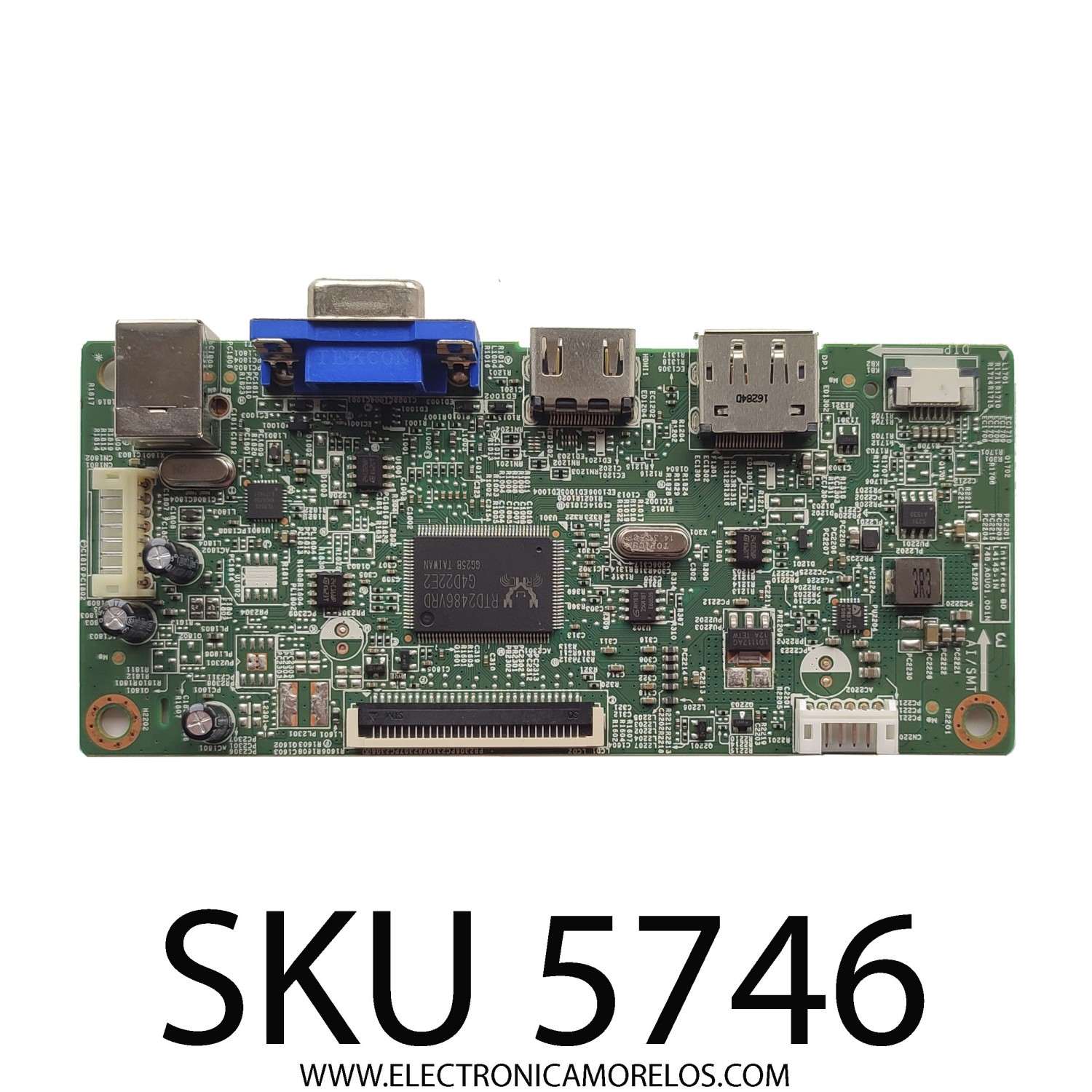 MAIN PARA MONITOR HP / NUMERO DE PARTE 7ZB.A0T01.0008 / 748.A0U01.001N / 26729966 / PANEL LM230WF3(SL)(Q5) / MODELO E232	